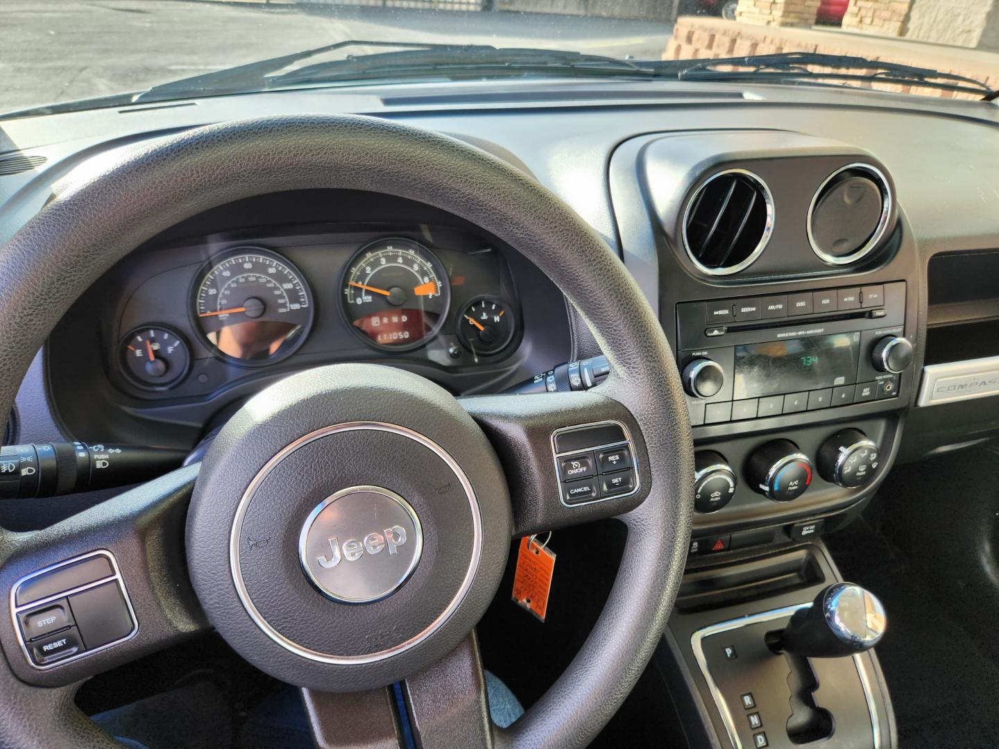 2015 Billet Silver Metallic Clearcoat /Dark Slate Gray Jeep Compass Sport (1C4NJDBB9FD) with an 2.4L I4 DOHC 16V Dual VVT engine, Automatic transmission, located at 8595 Washington St., Thornton, CO, 80229, (303) 287-5511, 39.852348, -104.978447 - 2015 Jeep Compass<br><br>D1 Auto NEVER charges dealer fees! All cars have clean titles and have been inspected for mechanical issues. We have financing for everyone. Good credit, bad credit, first time buyers.<br><br>Please call Lakewood Location 303-274-7692 or Thornton 303-287-5511 to schedule a t - Photo#8